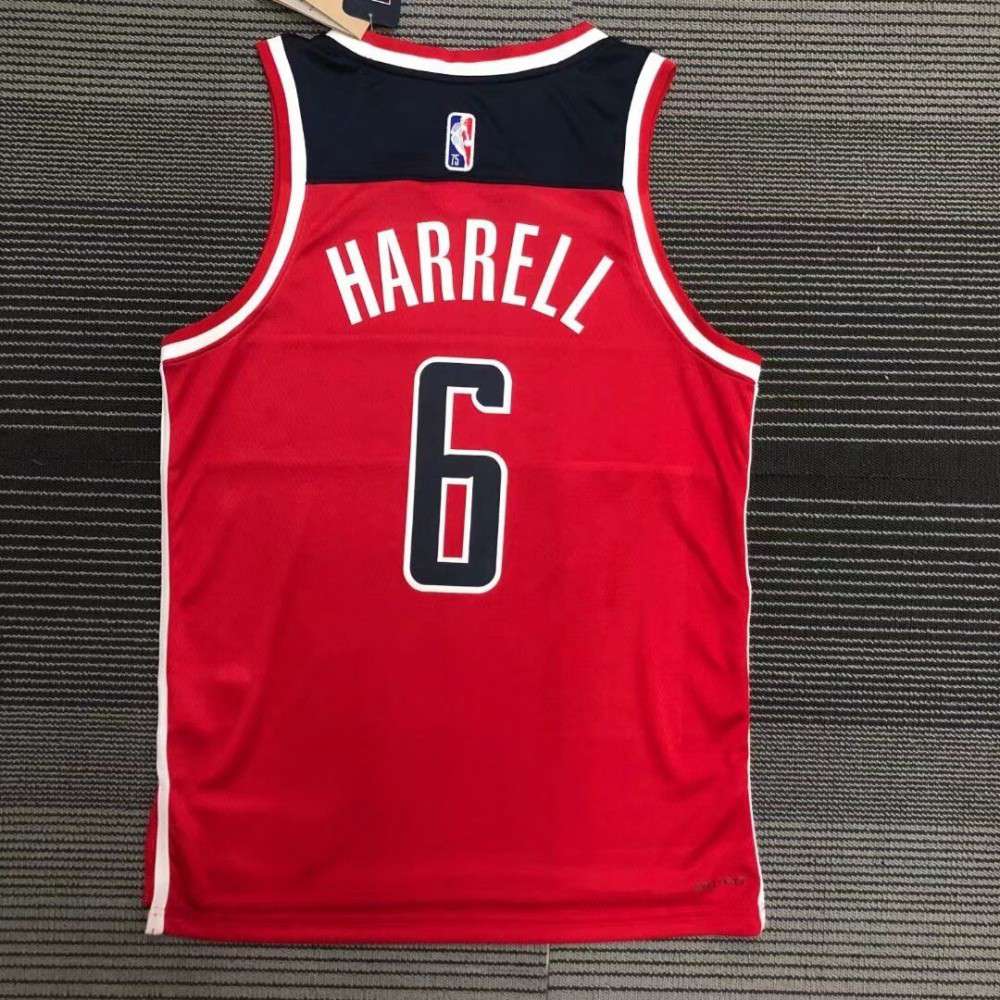 Men's Washington Wizards Montrezl Harrell #6 Red 2021/22 Swingman NBA Jersey - Icon Edition-Pro Kit Vault | Brand New 26/27 Sports Jerseys